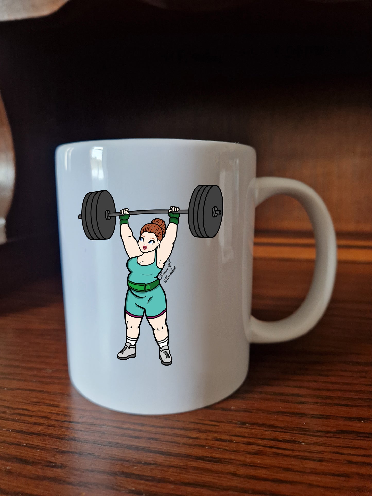 Hildy Weight Lifter Mug Limited Edition *Print to order*