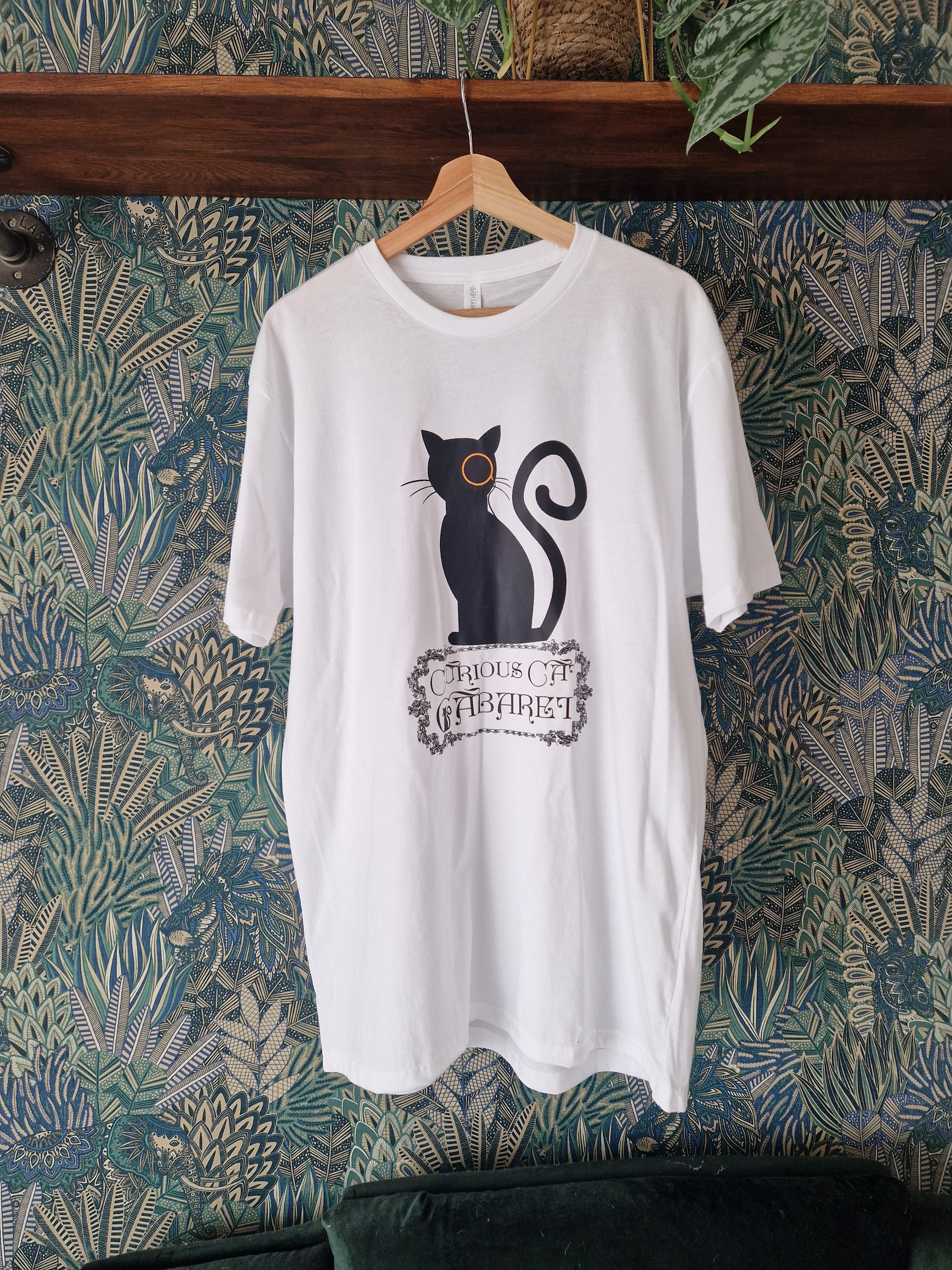 Curious Cat Cabaret T shirt