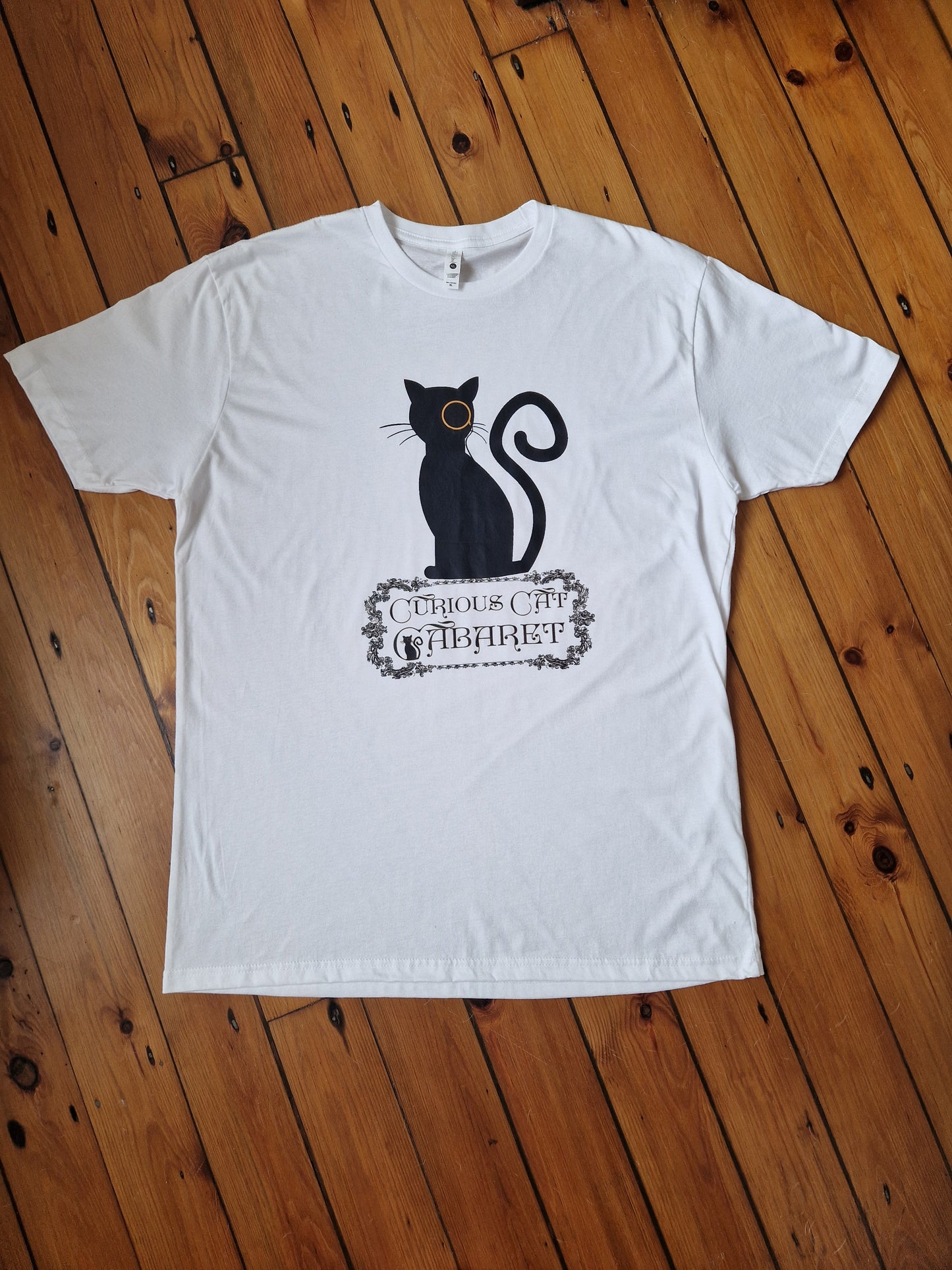 Curious Cat Cabaret T-shirt