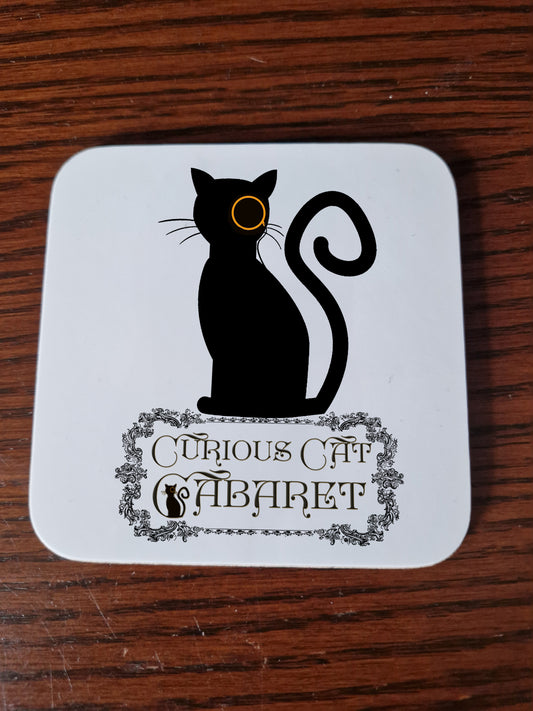 Curious Cat Cabaret coaster
