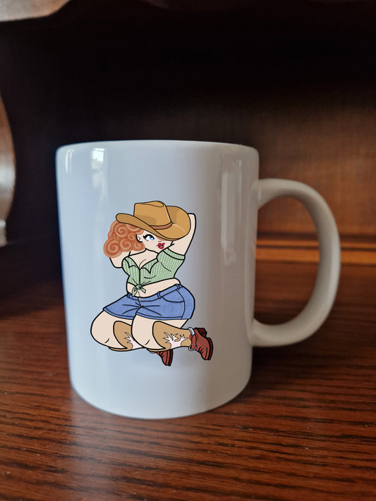 Hildy Cowgirl Mug Limited Edition *Print to order*