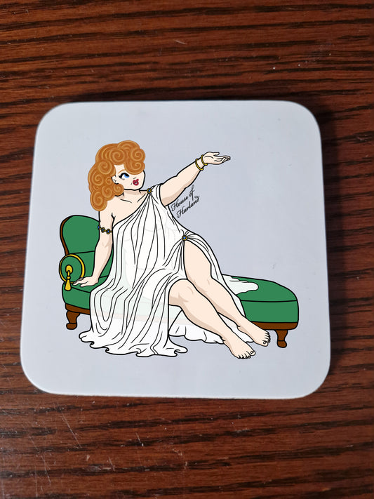 Hildy Goddess coaster