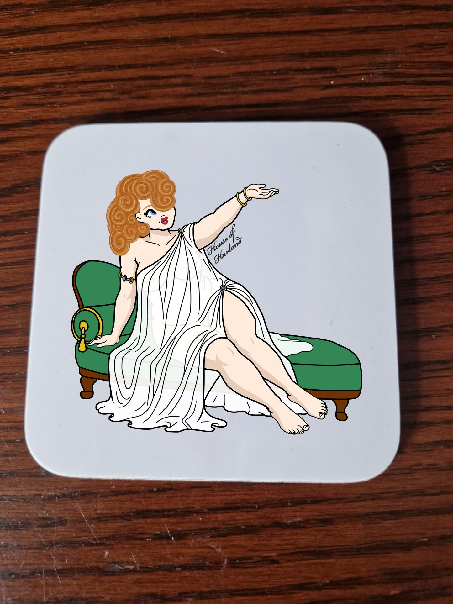 Hildy Goddess coaster