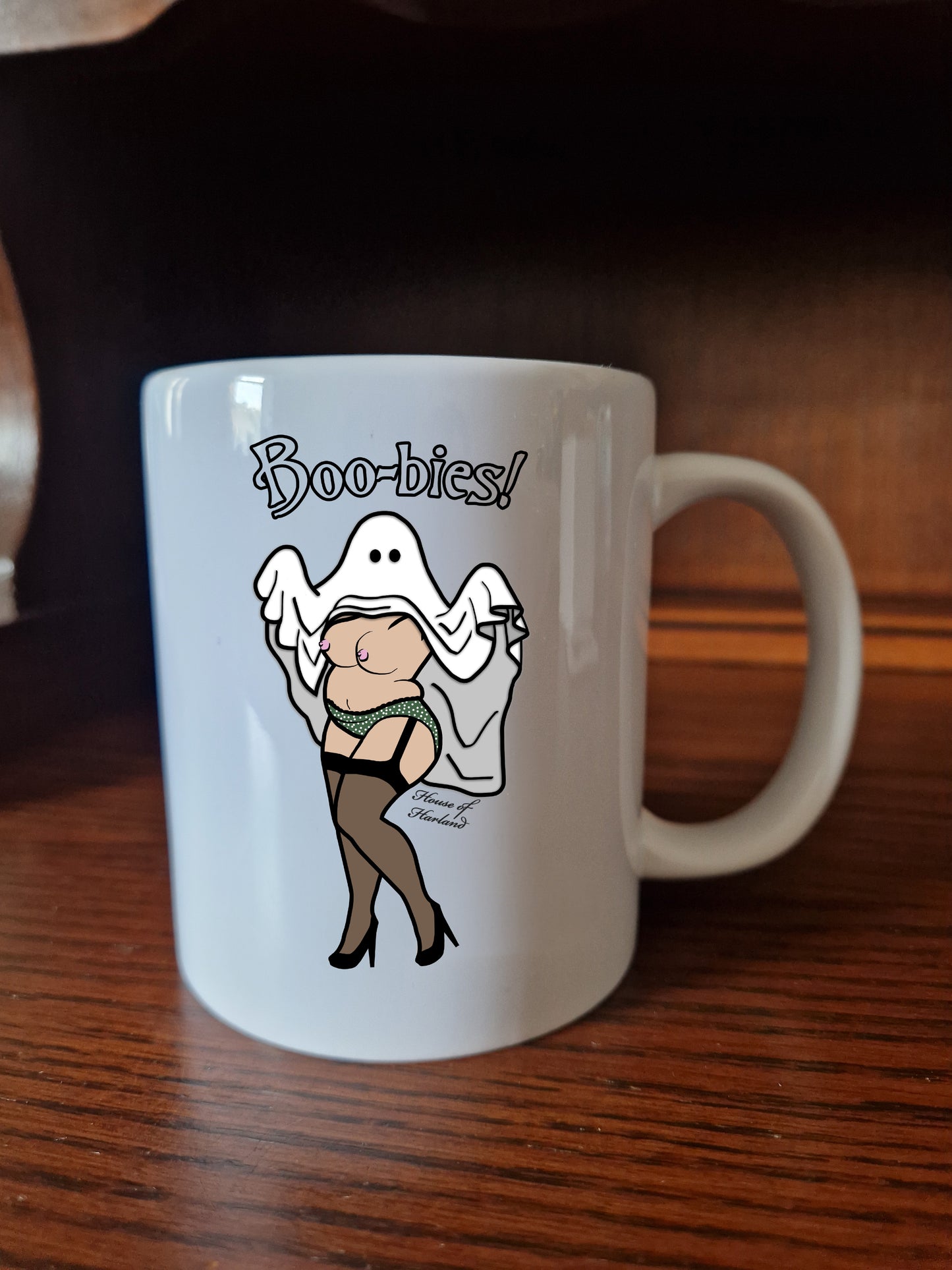 Boo-bies Topless  Mug Limited Edition *Print to order*